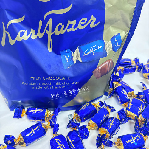 山姆零食KARL FAZER芬兰进口牛奶巧克力制品1颗尝鲜分装代购
