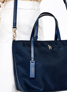 【专柜正品】Hazzys哈吉斯通勤托特包斜挎包时尚上班休闲单肩包女