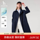 女长款 Hazzys哈吉斯春季 风衣休闲宽松外套 专柜正品