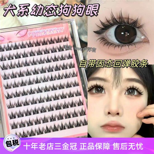 免胶狗眼假睫毛LOD洛兜真