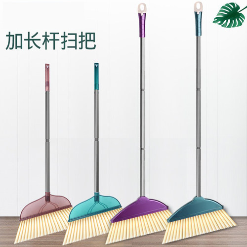 单个不绣钢加长家用户外扫帚