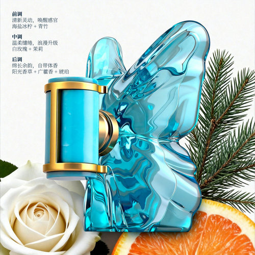 跨境WARMKISS赤焰之舞红色蝴蝶女士香水天使之享蓝色淡香氛批发