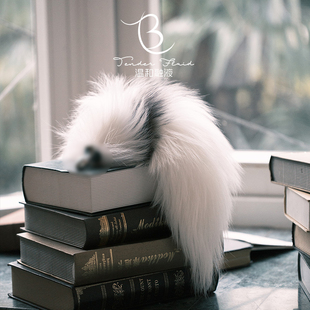 送新手教程 尾巴coser电动真狐狸毛尾巴兔子小狐狸尾巴插件女男