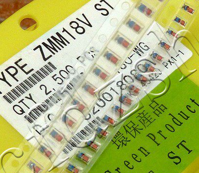 【拍1件发10个】ZMM18 0.5W贴片稳压二极管18V 1206 LL34圆柱体