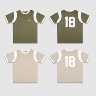 清仓现货CORTEIZ足球球衣短袖T恤复古CLEANFIT嘻哈美式DRILL修身