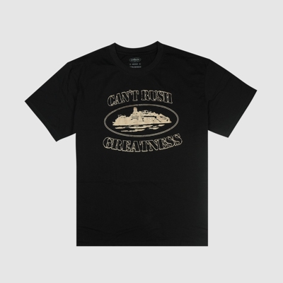 清仓现货CORTEIZ短袖CENTRAL CEE T恤小领口修身嘻哈美式DRILL