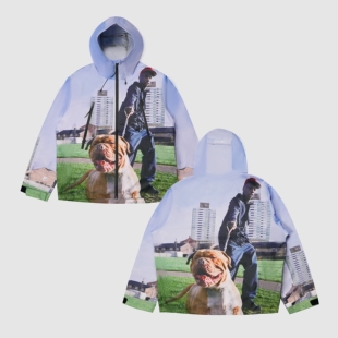 CLEANFTI嘻哈滑板复古 现货CORTEIZ恶魔岛冲锋衣夹克BOXYFIT美式