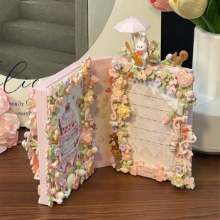 永生花积木相册拼装手工diy高级感拼图摆件网红女神节礼物送女友