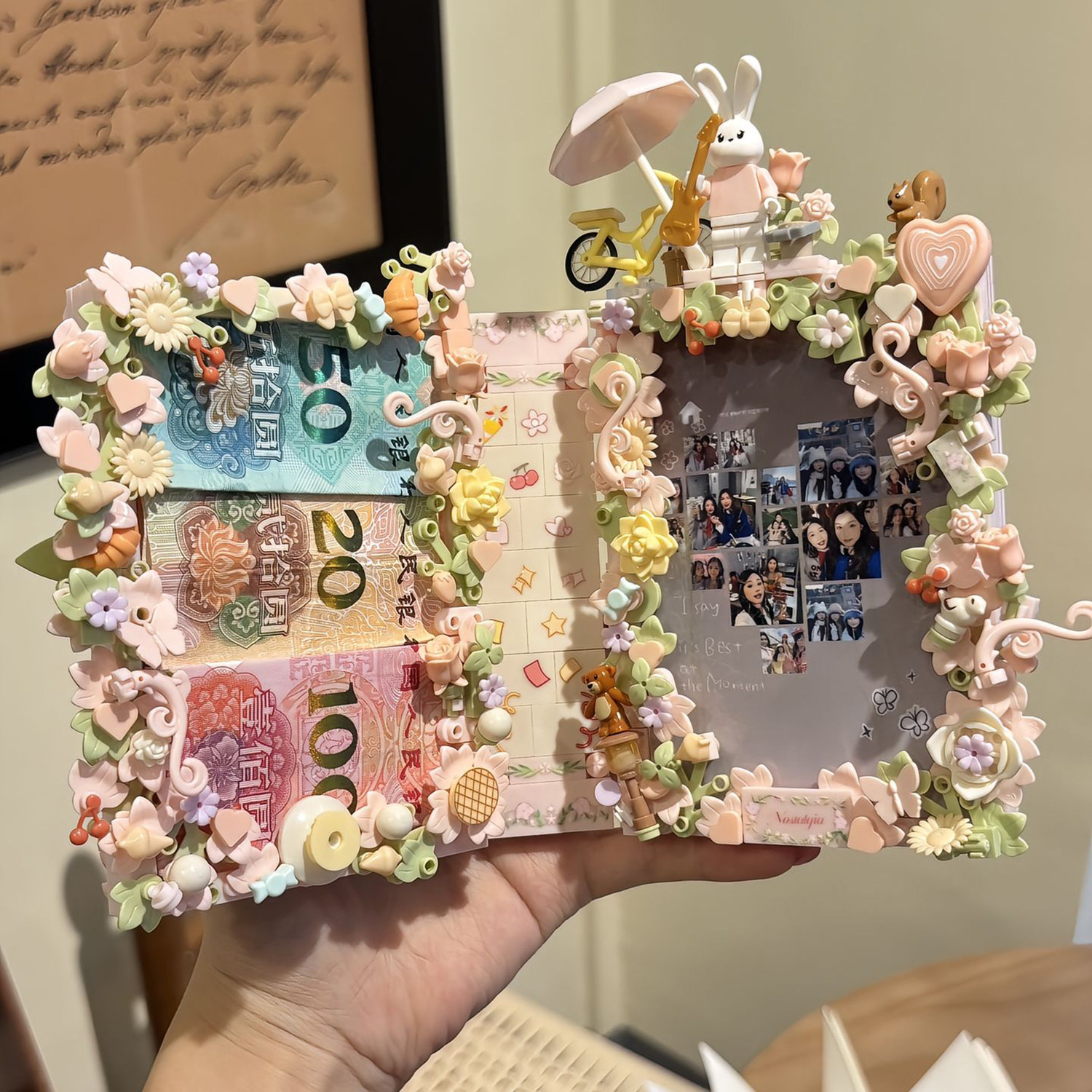 雅拼积木相册DIY拼装高颜值