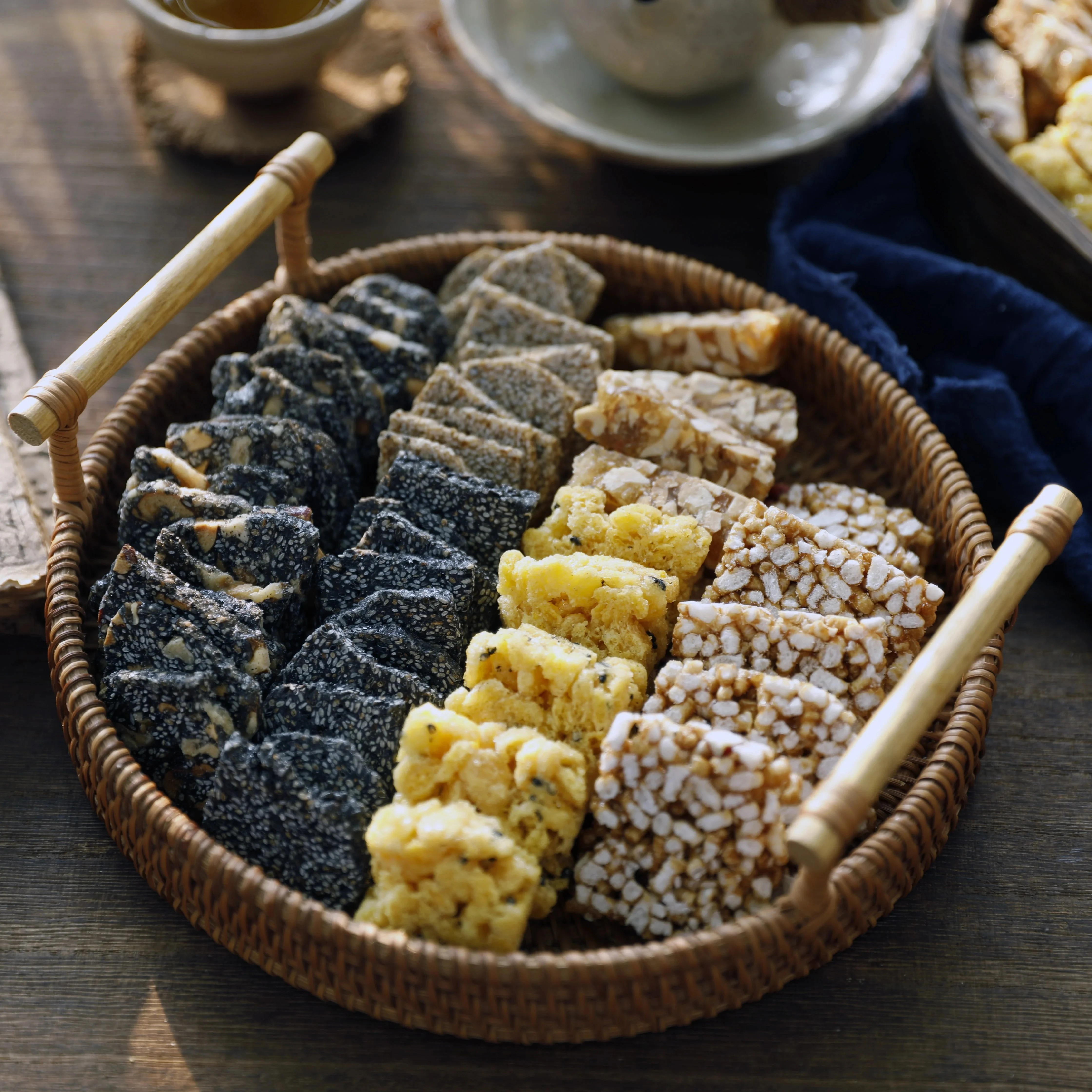 暖穗 黑芝麻糖 麦芽糖粗粮杂粮红枣片 传统古法手作 复古老味道