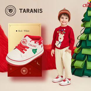 加绒机能鞋 圣诞限定款 T25T4D5446 男女童冬新款 泰兰尼斯211学步鞋