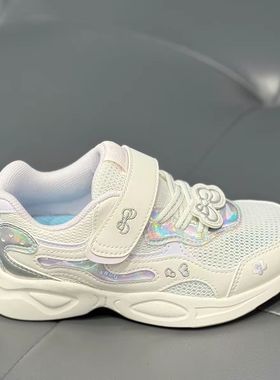 江博士专柜正品2026春女童二段机能鞋网面透气学步鞋1B16B1072AW0
