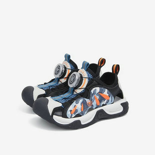 泰兰尼斯儿童凉鞋夏男女童包头沙滩凉鞋旋钮扣防滑耐磨T07X5B5680