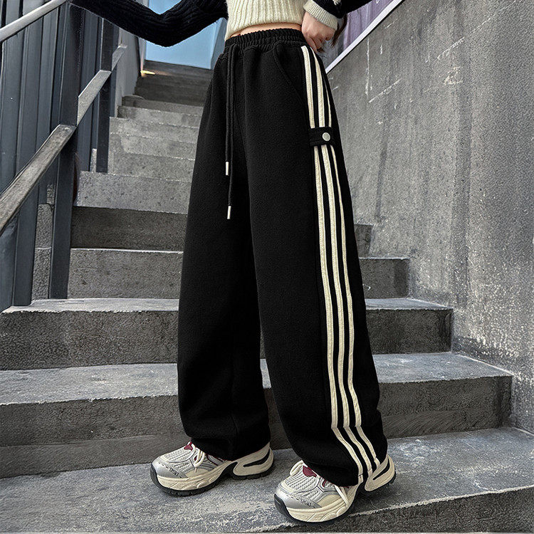 女童收脚口阔腿裤休闲卫裤春秋裤