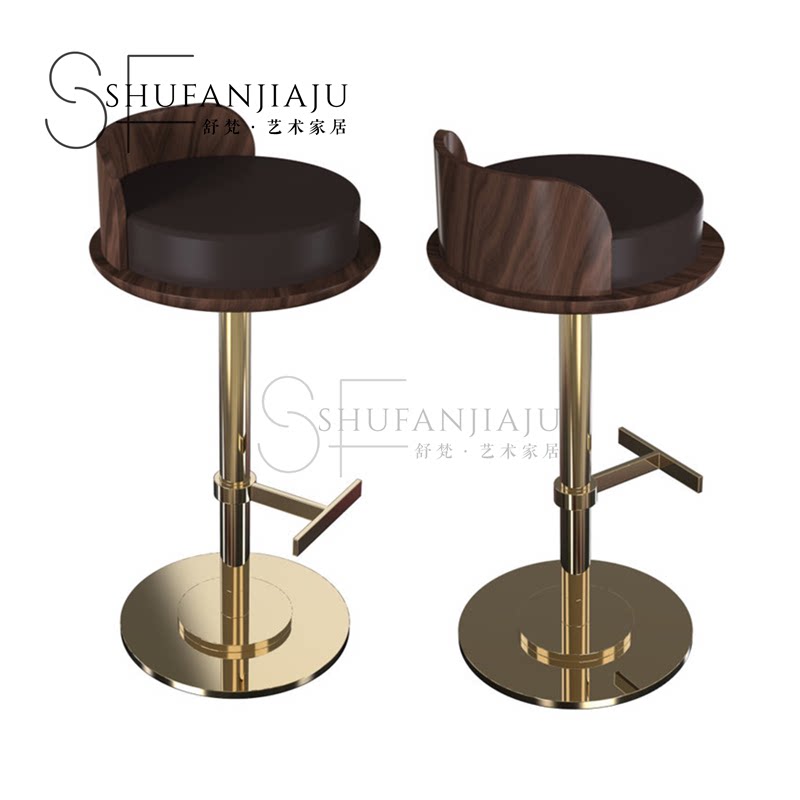新款北欧金属创意酒吧KTV吧椅简约现代高脚椅时尚家用休闲吧台椅