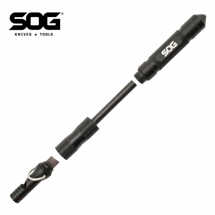 SOG索格 FT1001多功能打火棒求生工具战术笔求生口哨破窗取火工具