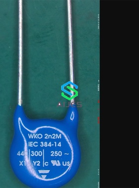 WKO222MCPCJ0KR 陶瓷电容±20% Y5U(E) 440V2.2nF 13mm*5mm*16mm