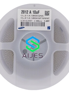 2012 贴片电容 0805 106K 6.3V X5R 10UF CL21A106KQFNNNE