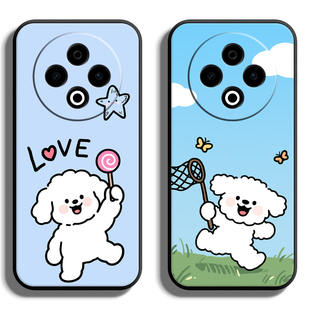 适用vivoY系列Y500手机壳vivo Y300Pro+保护套200i全包GT防摔100T软C薄Y9S硅胶93S/97/81S/83/85线条狗二定制