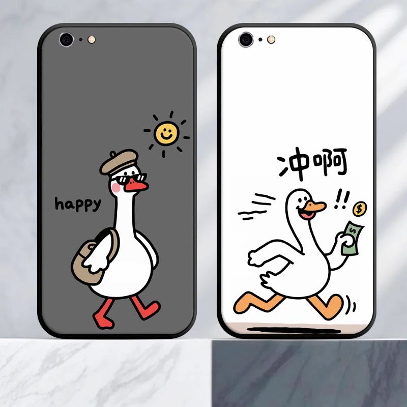 适用iPhone6sPlustpu卡通全包边