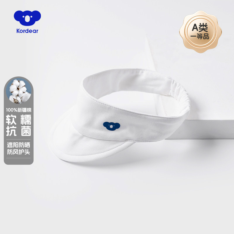 宝宝纯棉空顶帽夏季薄款鸭舌帽图片
