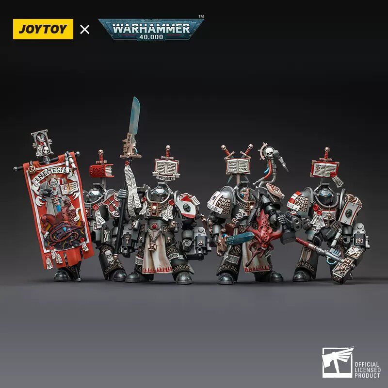 JOYTOY暗源战锤40K灰骑士终结者克罗堡主1/18可动兵人模型手办礼图片