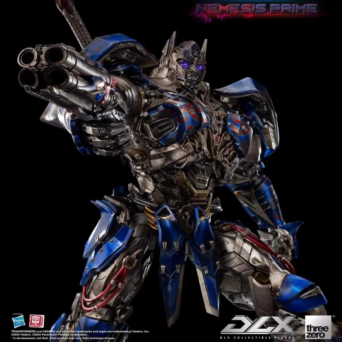 threezero3ADLX变5最后骑士暗黑擎天柱变形金刚合金成品模玩手办