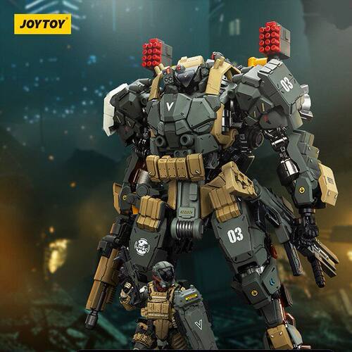 JOYTOY暗源战星辰系列 暴君-03战术型 1:18可动国创机甲兵人模玩