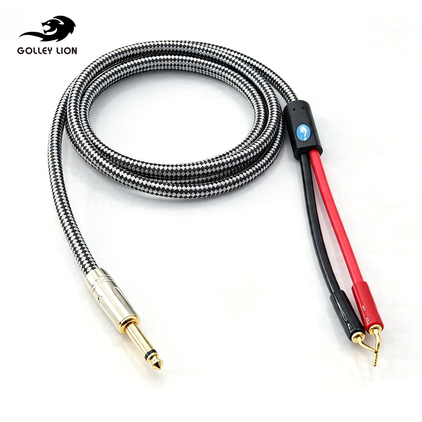 戈利狮6.5mm大二转2尾喇叭线