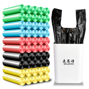 垃圾袋家用手提式加厚中号实惠装厨房黑色背心式大号拉圾桶塑料袋