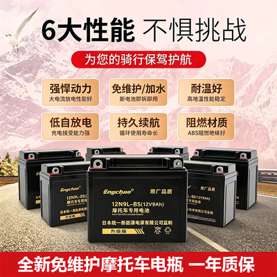 摩托车通用弯梁12v7a助力