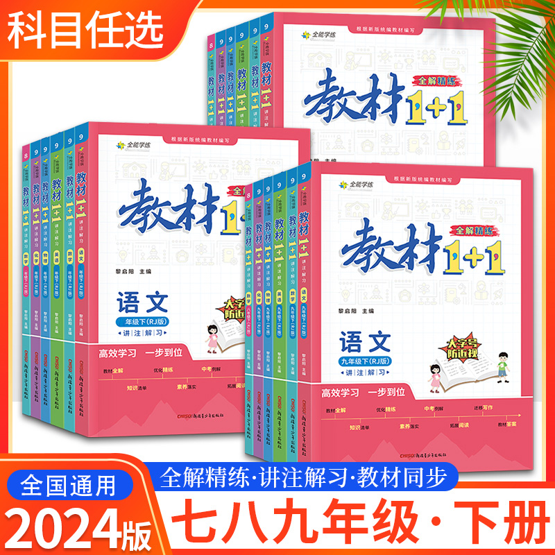 24全解精炼教材1+1初中人教版