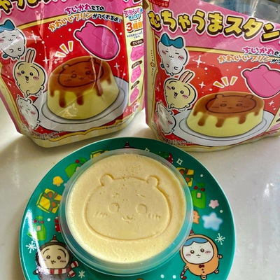 日本 heart自制牛奶布丁chiikawa食玩