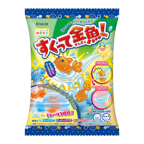 日本kracie捞金鱼食玩糖果