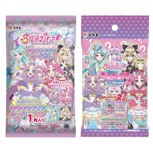 日本 coris光之美少女侦探口香糖卡片盲袋