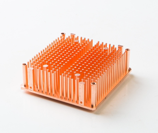 DIY定制一体针柱式 纯紫铜被动风冷散热器散热片超频大功率福利款