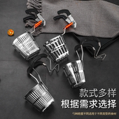 商用创意漏斗脑花网红挂式 带挂钩涮肚加厚不锈钢餐厅牛肉火锅漏勺