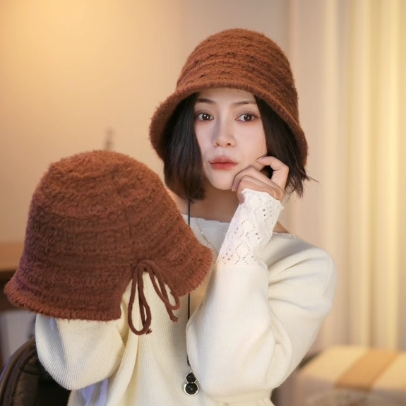 2025年冬季新款女款大头围帽