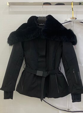 韩版防水短款连帽羽绒服