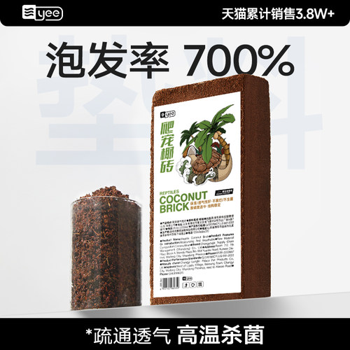 yee乌龟椰土冬眠斯里兰卡真椰砖