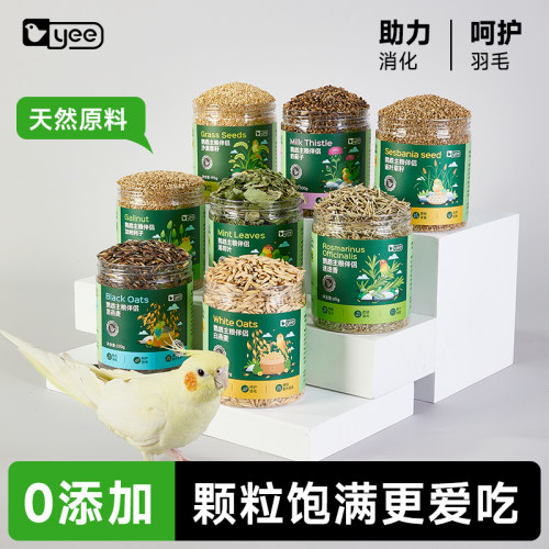 yee鹦鹉新鲜草籽黑燕麦稗子
