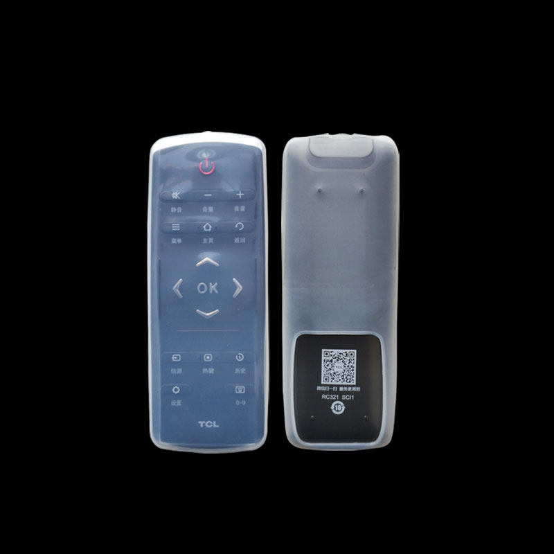 适用TCL遥控器套 RC321 SCI1/SCI2高清透明硅胶套 防尘防摔保护套