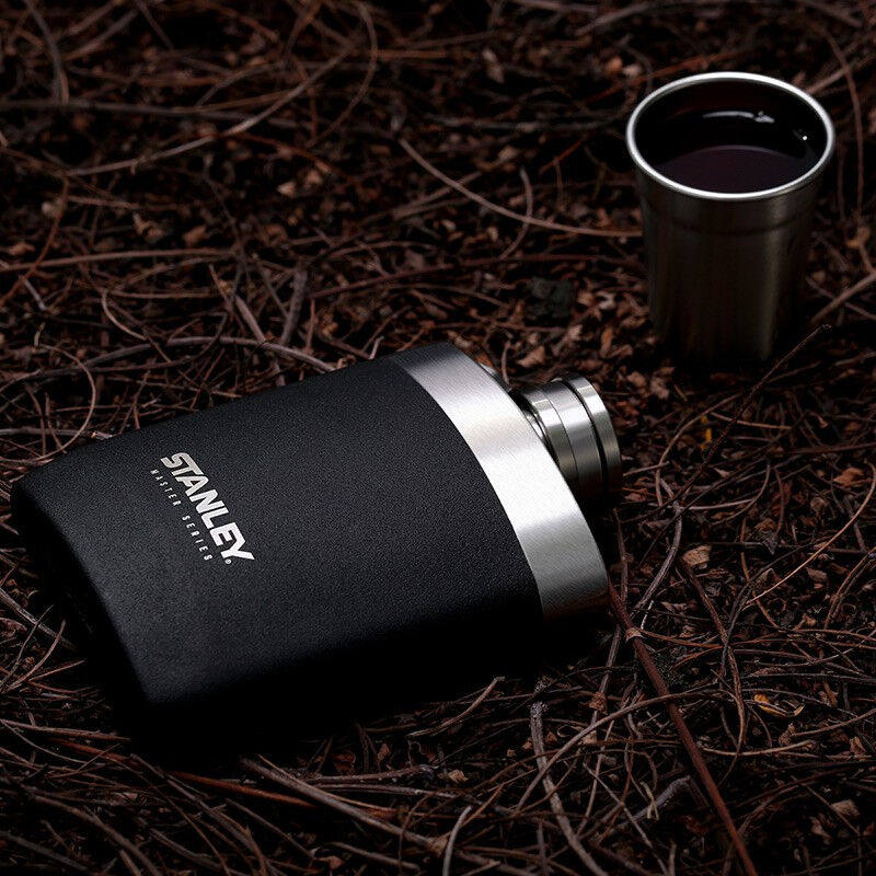 美国stanley高档304不锈钢便携扁平小酒壶白酒甁烈酒具酒樽随身迷