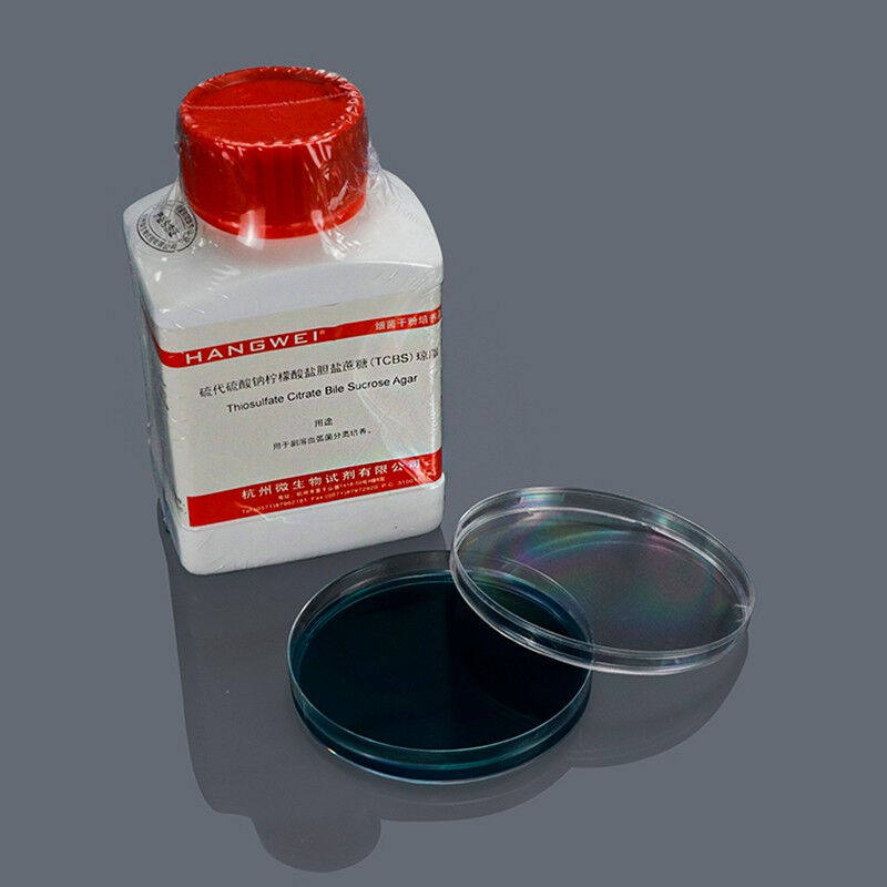 tcbs琼脂培养基平板9cm水产弧菌快速检测试剂盒真空独立包装独立
