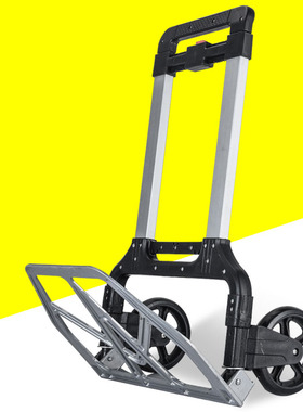 大轮铝合金拉杆车折叠便携手拉车搬运载重王拖车搬运购物买菜车