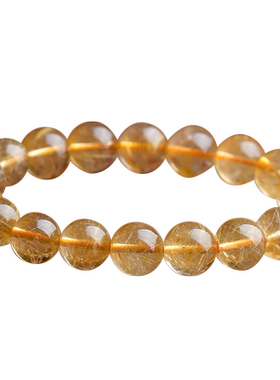 金发晶手链金钛晶天然