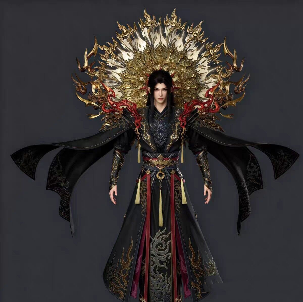 小禾定1制cos服萧炎cosplay服装斗破萧炎男装二次元动漫服装套装