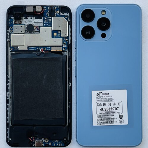 入网型号SC2022707电池 屏幕总成 手机电板 杂牌机5G全网通一体屏