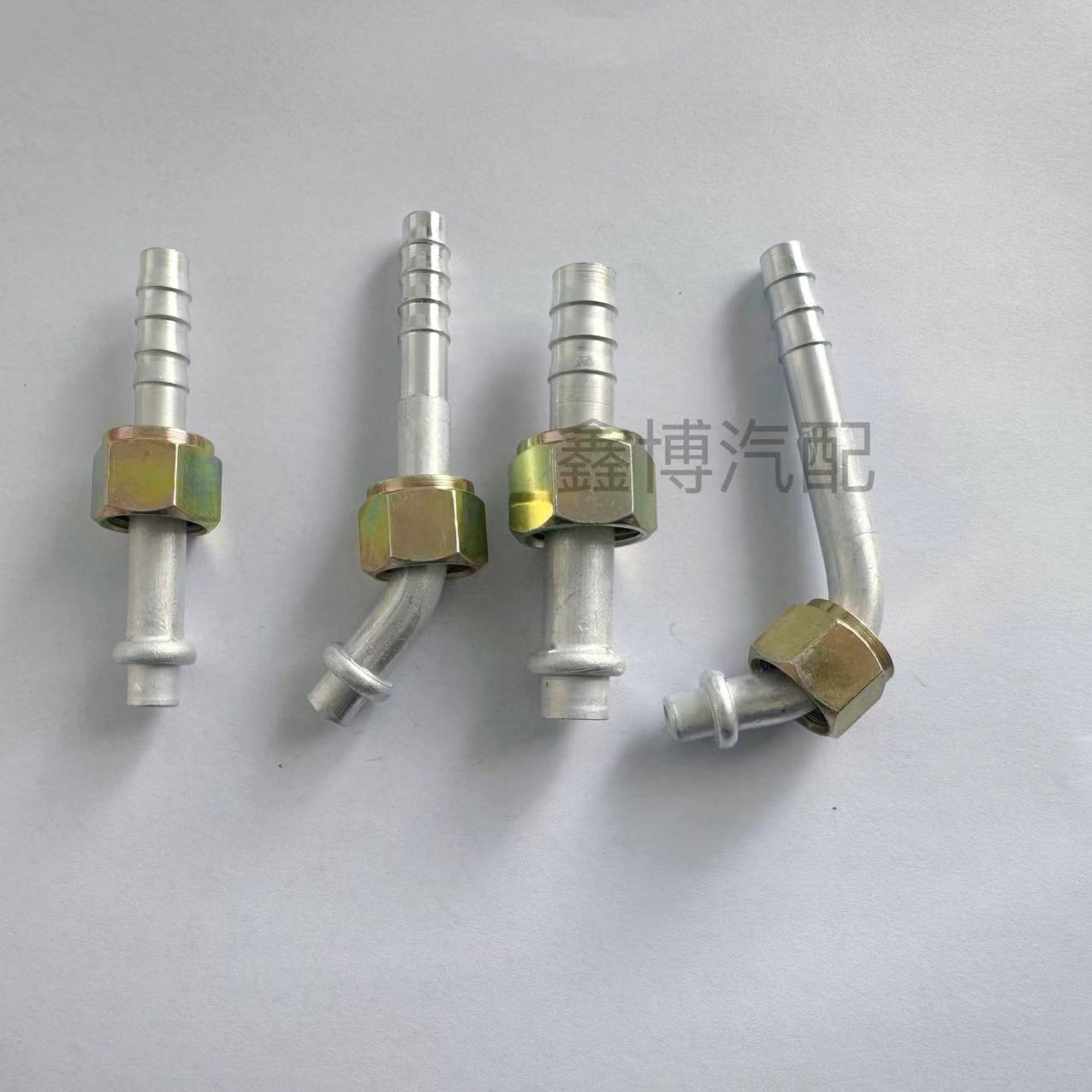 汽车空调管路接头压缩机接头冷凝器接头电动空调接头3分4分5分弯