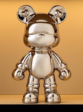 高颜值大号潮玩卡通暴力熊装饰品